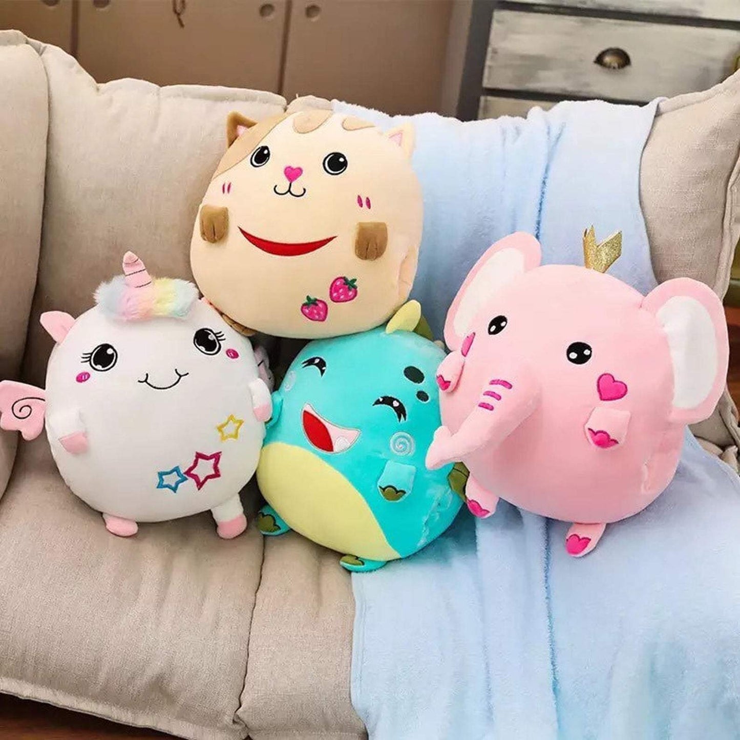 Soft Colorful “3 in 1” Kawaaii Plushies